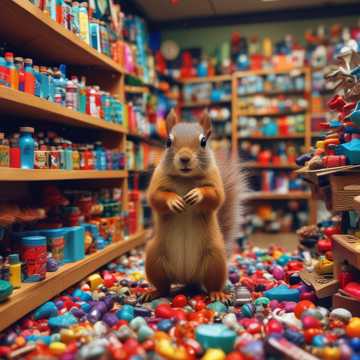 Squirrel in the Shop