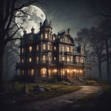 Dark Woodland Mansion