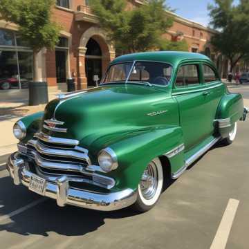 Green '51 Chevy