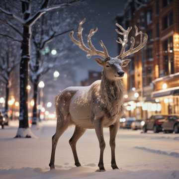 Baby Reindeer in Paris