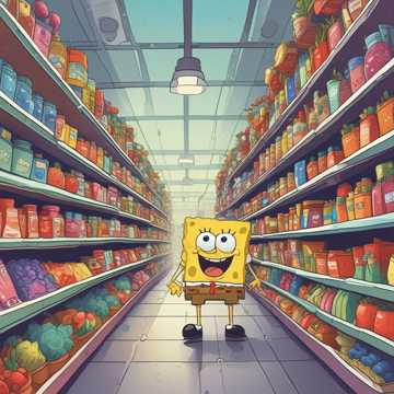 Spongebob klaut bei Lidl