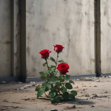 Red Roses Sad Love