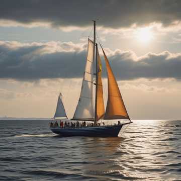 Auf dem IJsselmeer, wird das Bier nie leer.