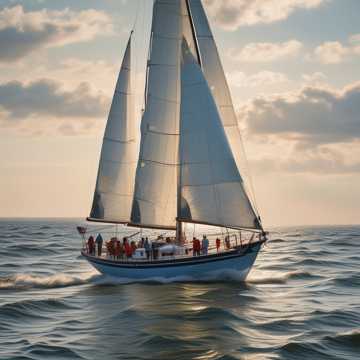 Auf dem IJsselmeer, wird das Bier nie leer.