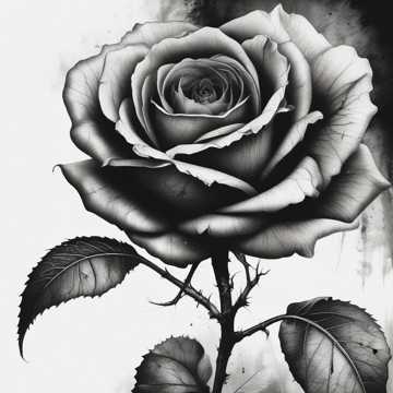 Black Rose Bloom