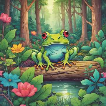 singing frog