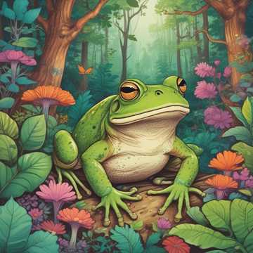 singing frog