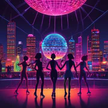 Neon Dance Floor