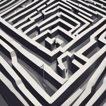 lost in a maze