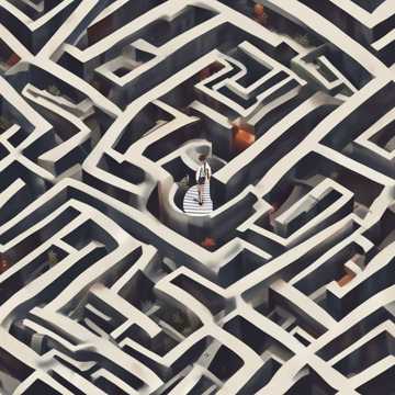 lost in a maze