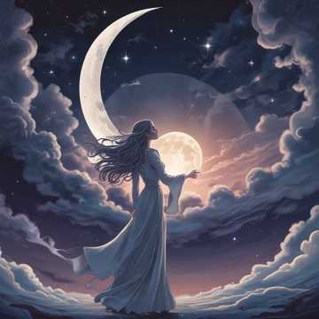 Moonlit Tale of Luna and Hannah