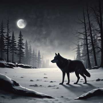 Der einsame Wolf