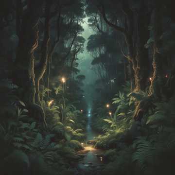 Eerie Rainforest Symphony