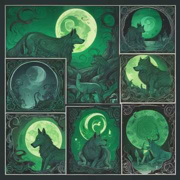 Cursed Howls of the Emerald Wolf