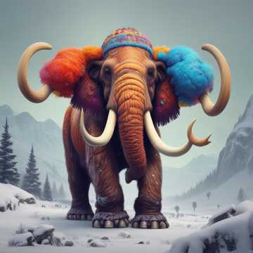 Wooly Mammoths in Bobble Hats