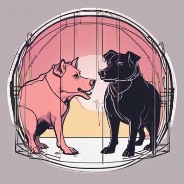 Dog and pig