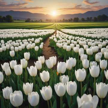 White Tulip Love