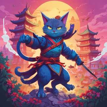 Yuki the Samurai Cat