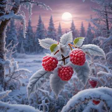 Frosty Raspberries