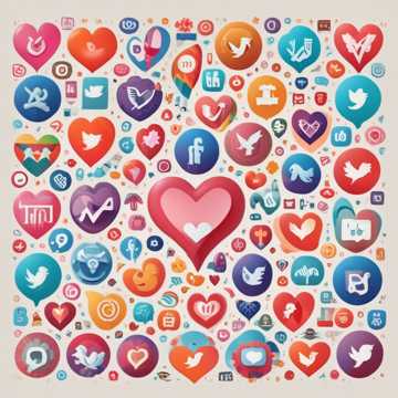 love on social media