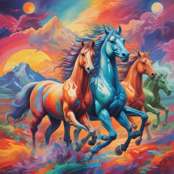 Horses Wild Spirits Unicorns