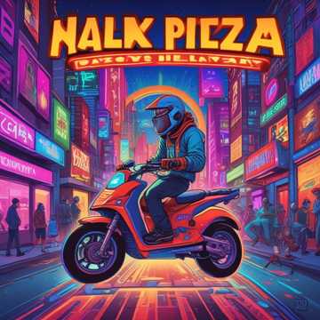 Neon Pizza Delivery