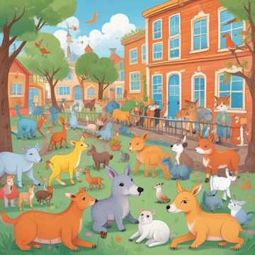 Baby Animal School