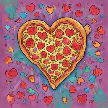 I love you pizza 