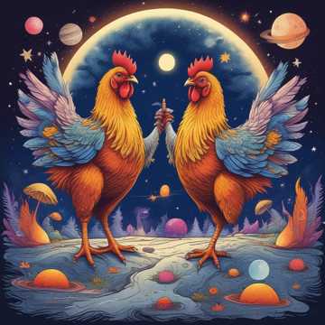 Chicken Dance on the Moon