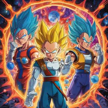 "Vegeta, Bulma e Trunks: Orgulho Saiyajin"