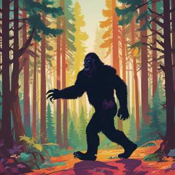 Bigfoot in the Woods