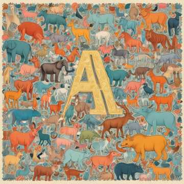 alphabet animal