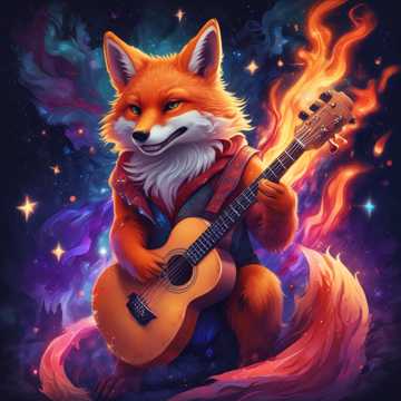 Through the fire of a fox