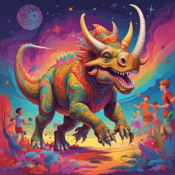 Triceratops-Tanz