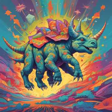 Triceratops-Tanz