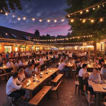 Biergarten in Mergenthau