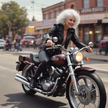 Grandma's Got a Harley