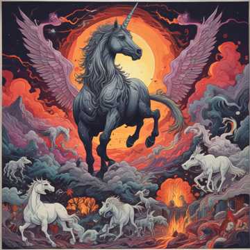 Unicorns in Flames