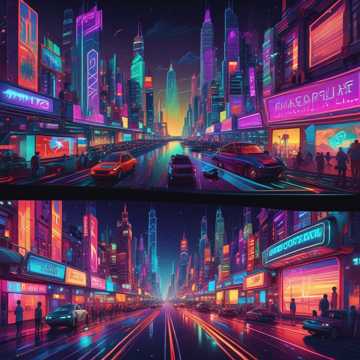 Neon Skies