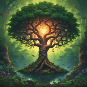 Under the heart tree