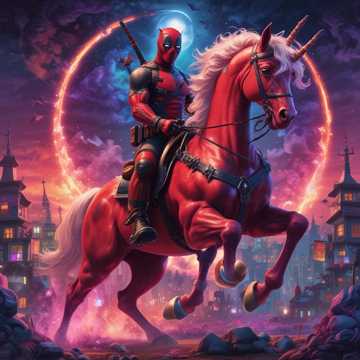 Deadpool's Unicorn Ride