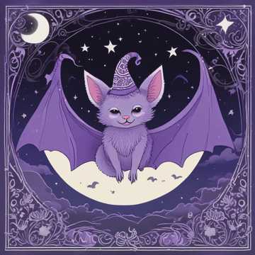 Moonlit Bat