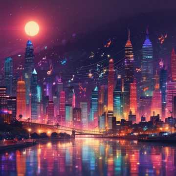 夜晚的都市