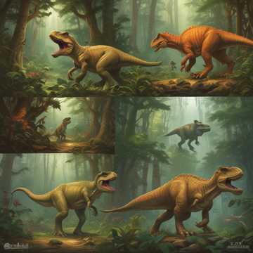 T-Rex & The Little Herbivore