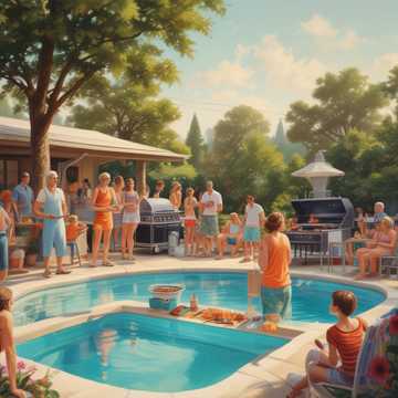 Grandma's Pool Party