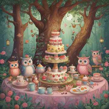 The Owl's Tea Party