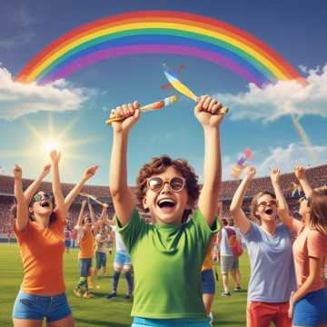 Regenbogen Geburtstag