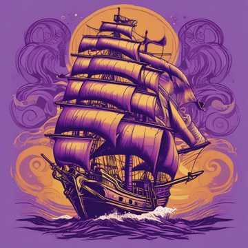 Pirates in Purple and Gold