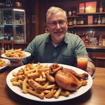 Chicken and chips