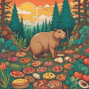 Capybara's Pepperoni Dream